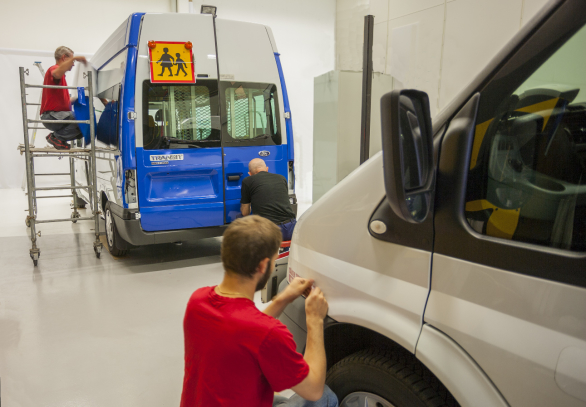 Taxibil reklam dekor